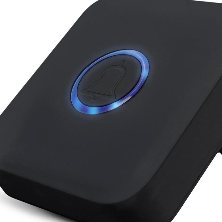 SOLIGHT 1L70B Bezdrátový zvonek bezbateriový, 150m, černý