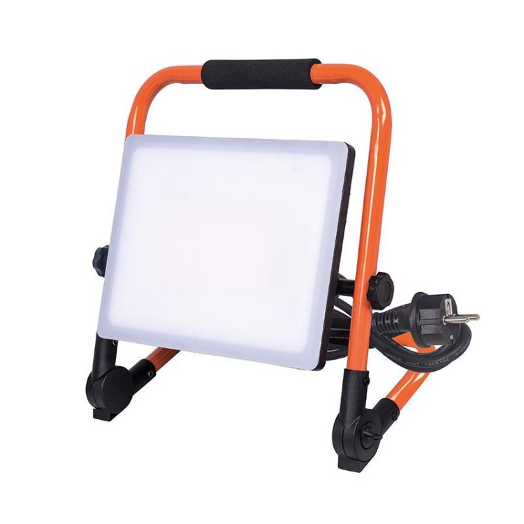 SOLIGHT WM-100W-FEQ LED reflektor se sklopným stojanem,100W, kabel se zástrčkou