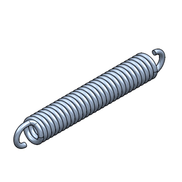 Pružina tažná pro kleště profi combi ZESÍLENÁ 5x27x150mm celková délka 190mm