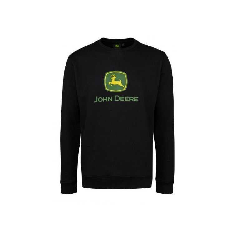 Pánská mikina černá John Deere