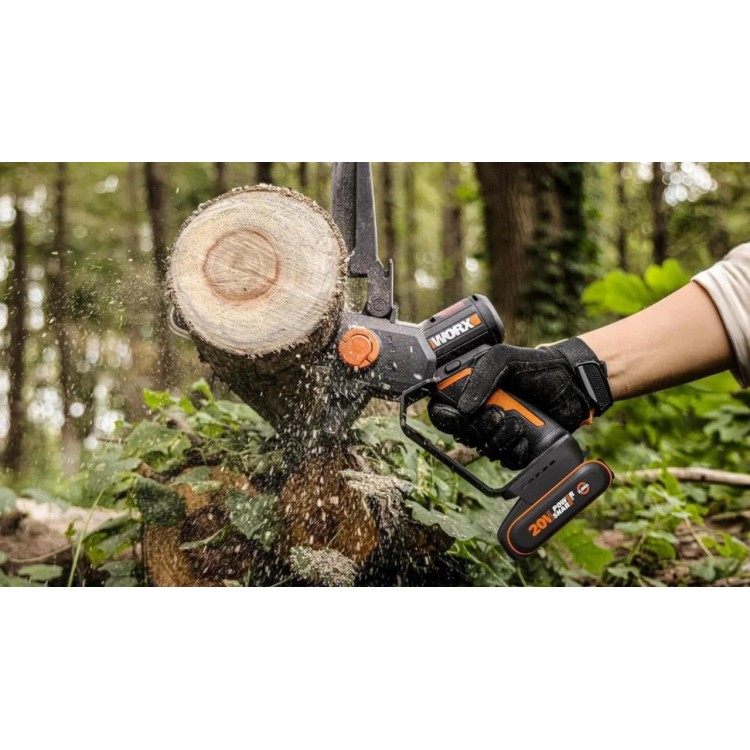 WORX WG327E Aku řetězová pila 20V, 1x 2Ah - Powershare