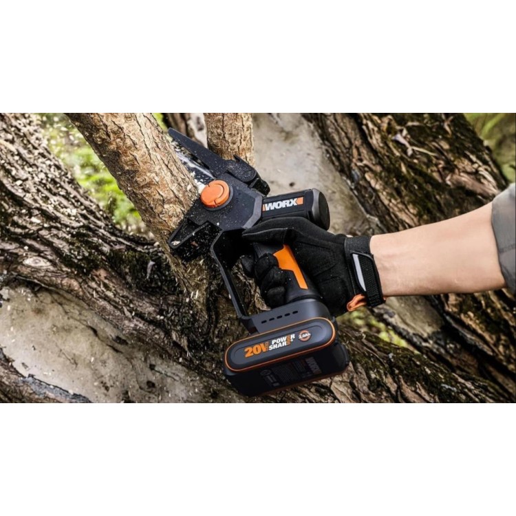 WORX WG327E Aku řetězová pila 20V, 1x 2Ah - Powershare
