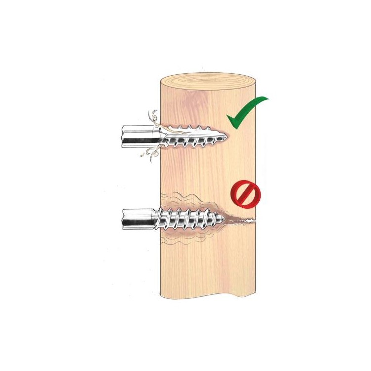 KERBL Izolátor pro elektrický ohradník Easy Drill velký s průchozím vrutem 6 mm