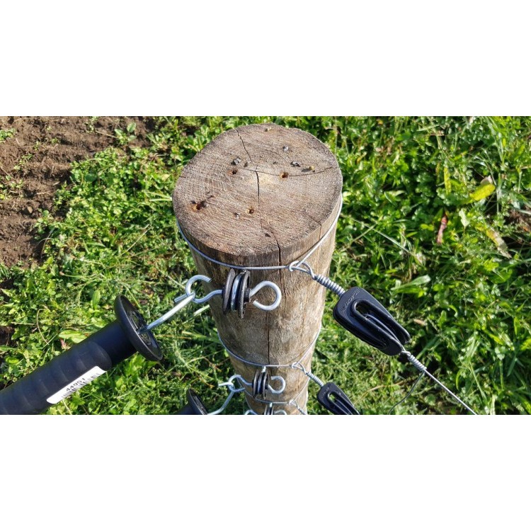 33598 Izolátor pro elektrický ohradník rohový a napínací - vájíčko malé