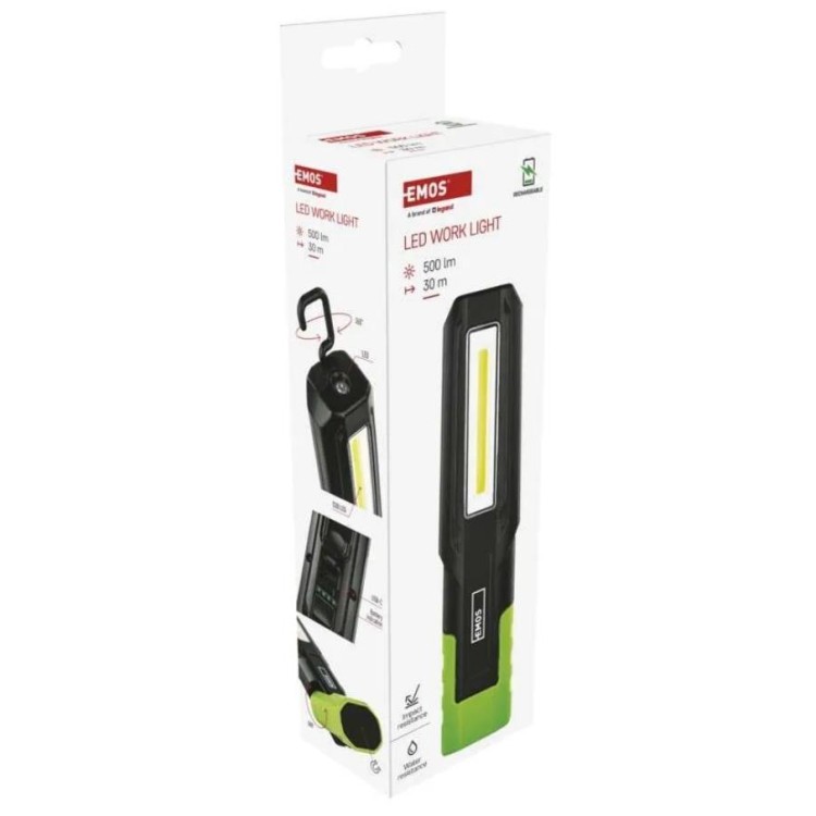 EMOS P4546 Svítilna nabíjecí LED 500 lm, 2000 mAh