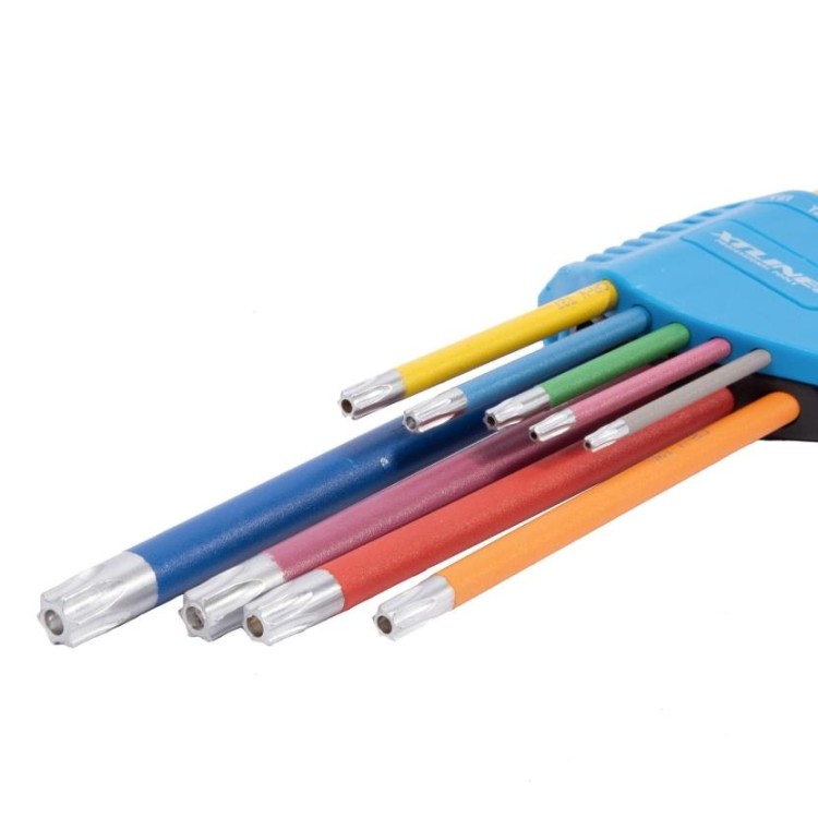 XTLine XT0820 Sada TRX klíčů 9 dílů | prodloužené T10-T50