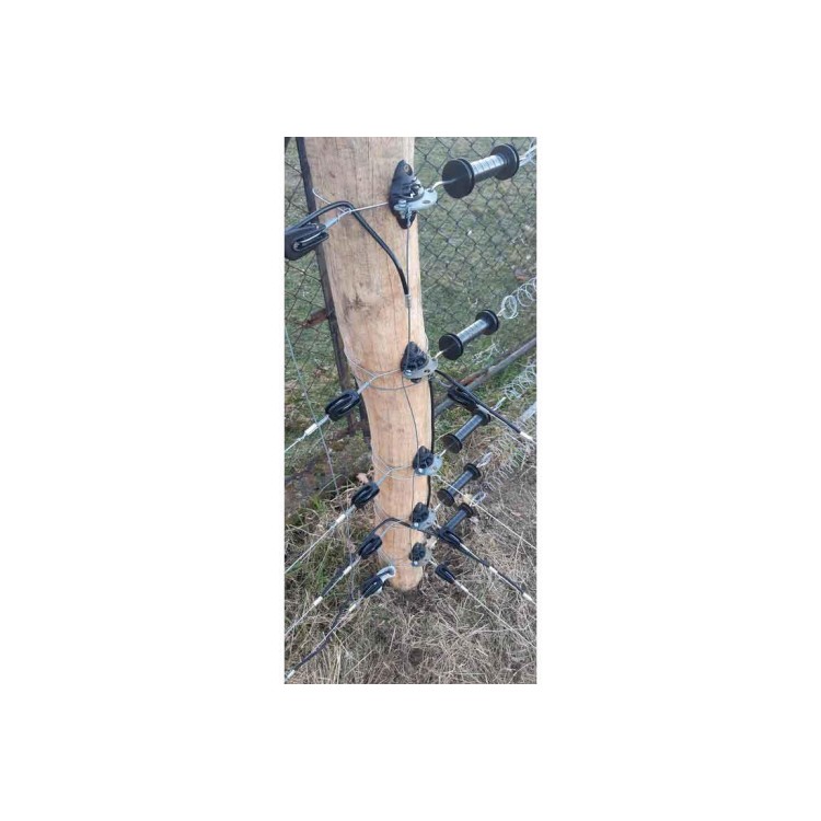 Izolátor pro elektrické ohradníky AKO, koncový k brance třístranný, balení 2 ks