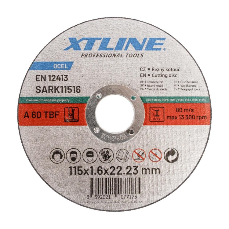 XTLINE SARK18030 Kotouč řezný na ocel 180x3,0x22,2 mm