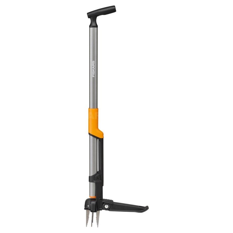 FISKARS 1080409 Vytrhávač plevele Ergonomic s košem