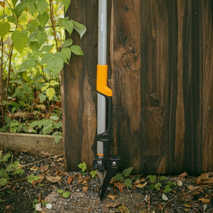 FISKARS 1080409 Vytrhávač plevele Ergonomic s košem