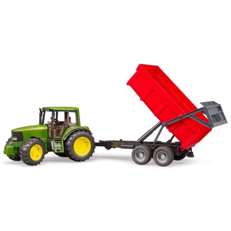 Traktor John Deere 6920 + sklápěcí valník Bruder 02057