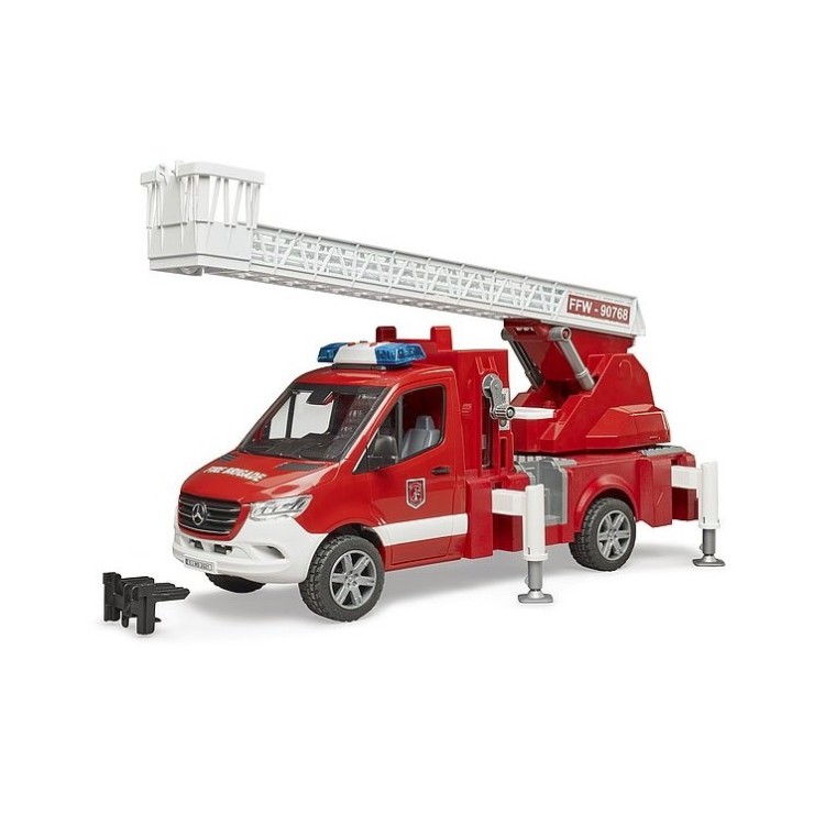 MB Sprinter hasič žebřík se světelným a zvukovým modulem Bruder 02673
