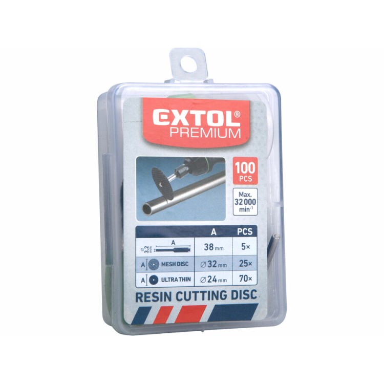 Extol 903762 Kotouče řezné, sada 100ks