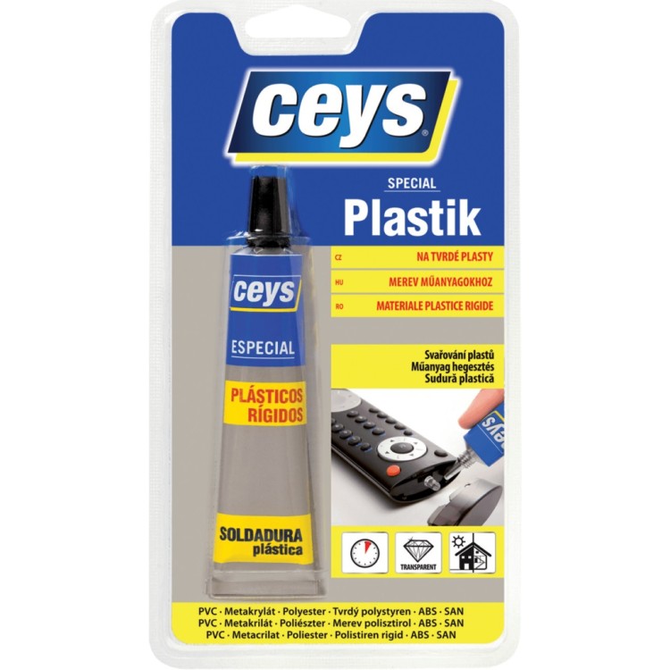 ceys 48501007 Lepidlo SPECIAL PLASTIK Na tvrdé plasty 30ml
