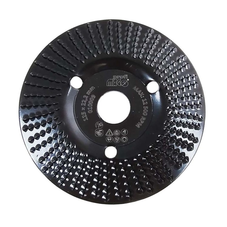 MAGG Profi 010009 - Rašple rotační 125x22,2mm - 3 mm