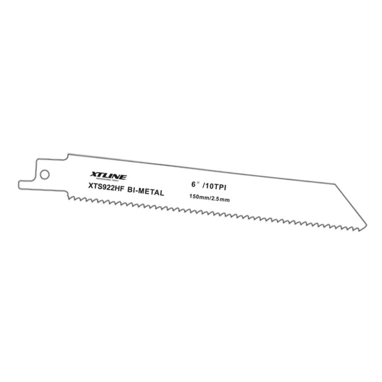 XTLINE XTS922VF Pilový list mečový HSS Bimetal 152x19x0,9mm 1bal 5ks / 10-14Tpi