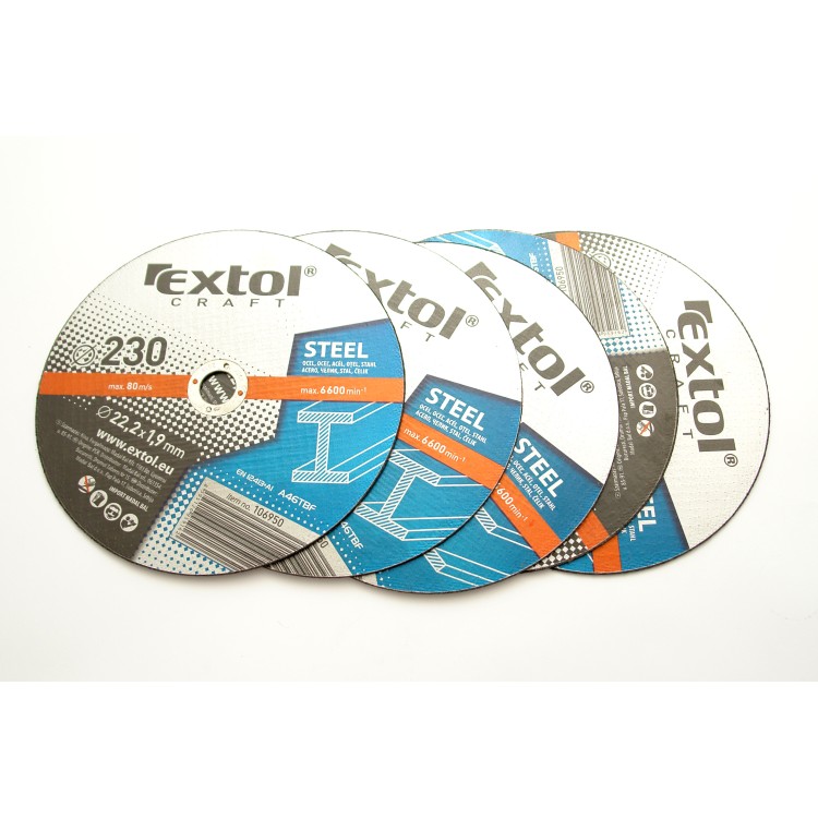 Extol 106950 Kotouč řezný na kov 230x1,9x22,2  5 ks