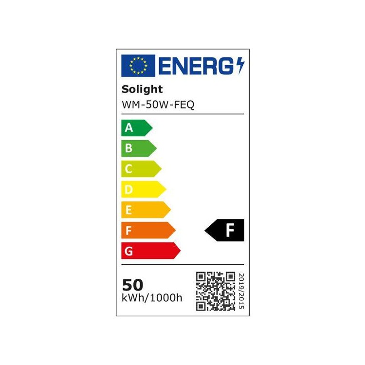 SOLIGHT WM-50W-FEQ LED reflektor se sklopným stojanem, 50W, kabel se zástrčkou