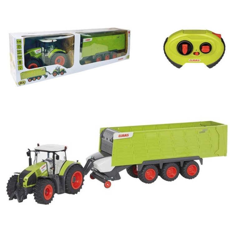 RCobchod Traktor CLAAS Axion 870 s přívěsem CLAAS CARGOS 9600 na dálkové ovládán