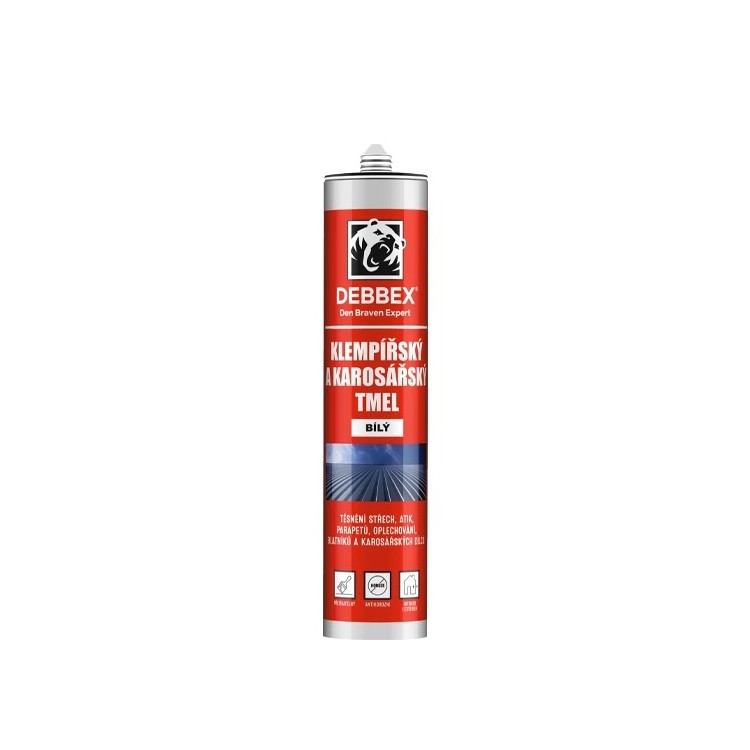 Den Braven Tmel klempířský a karosářský bílý 280ml