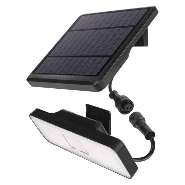 EMOS ZG112S Solární LED reflektor SUNNO s pohybovým čidlem, černý,neutrální bílá
