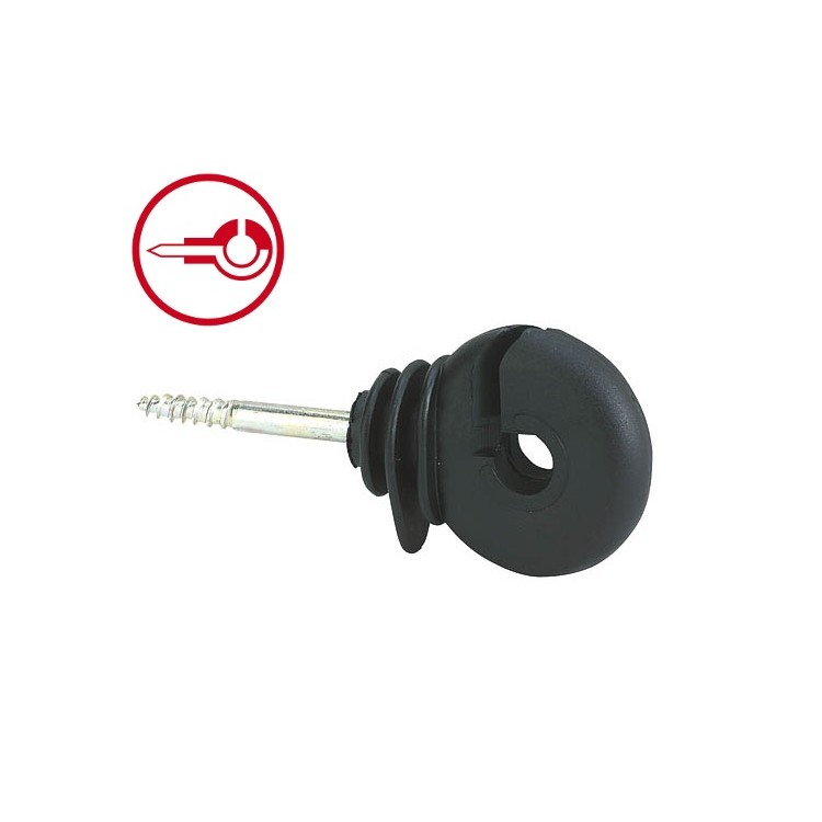 Izolátor pro elektrické ohradníky AKO 131 DS s průchozím vrutem 5,3 mm