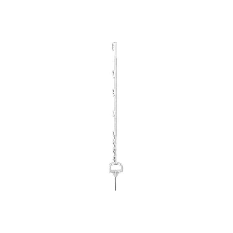 Tyčka pro elektrický ohradník WZ 3000/140 plast bílý, 140 cm