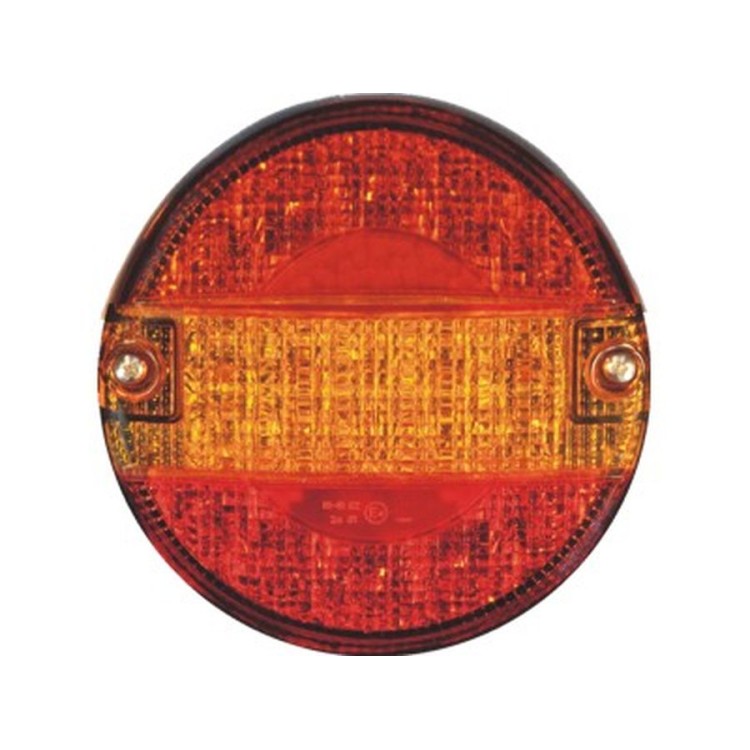 Svítilna zadni kulatá 3 komorová LED 12/24V