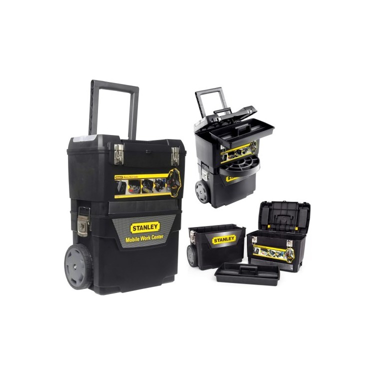 STANLEY 1-93-968 Pojízdný montážní box s kov. petlicemi