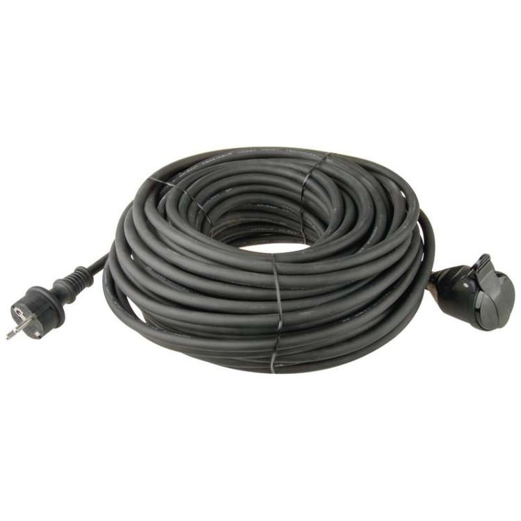 Kabel prodlužovací gumový spojka 3x1,5mm 10m