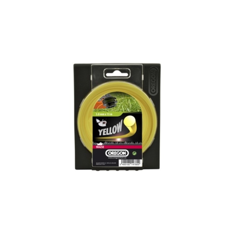 Žací struna YELLOW 2,0mm x 15m Kruh