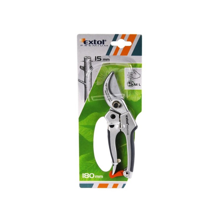 EXTOL PREMIUM nůžky zahradnické, 205mm, SK5