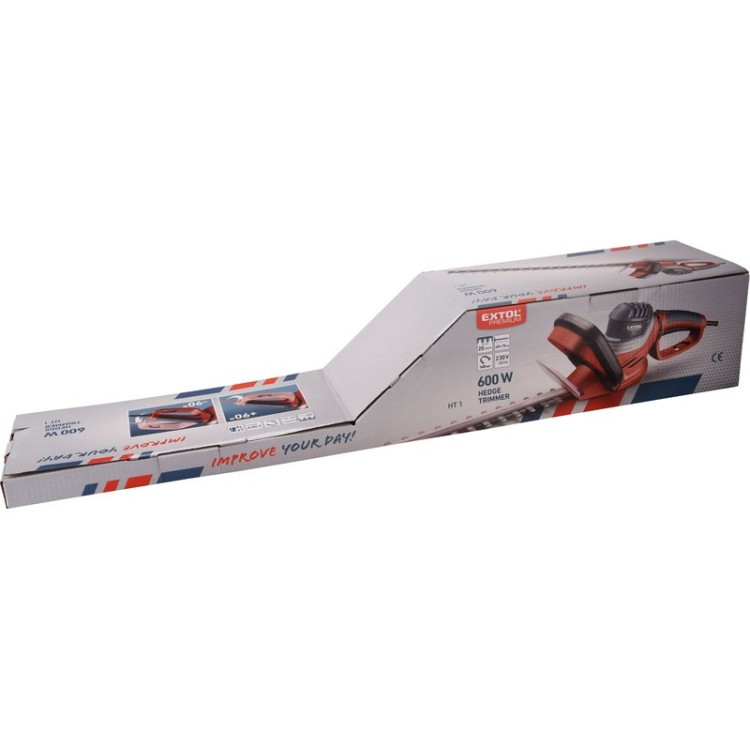 EXTOL PREMIUM nůžky na živé ploty s otočnou rukojetí, 600W, 55cm