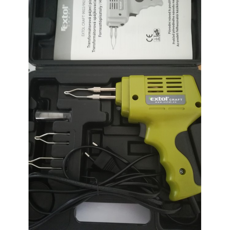 EXTOL CRAFT pistole pájecí transformátorová, 175W