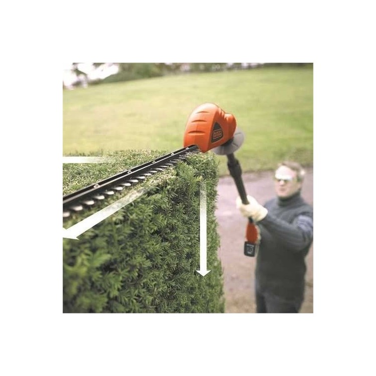 BLACK&DECKER GTC1843L20 aku 18V/2Ah teleskopické nůžky na živý plot