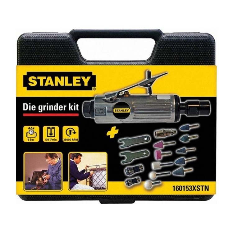 STANLEY Bruska přímá pneu s příslušenstvím 160153XSTN