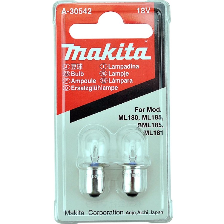 MAKITA Žárovka do akusvítilny 18V 2ks