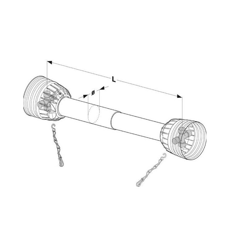 Kryt kardanu kpl. T40 1210mm
