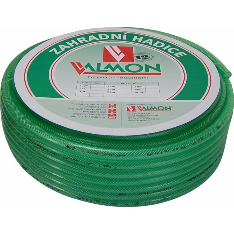 Hadice zahradní PVC 1/2" zelená bal. 25m