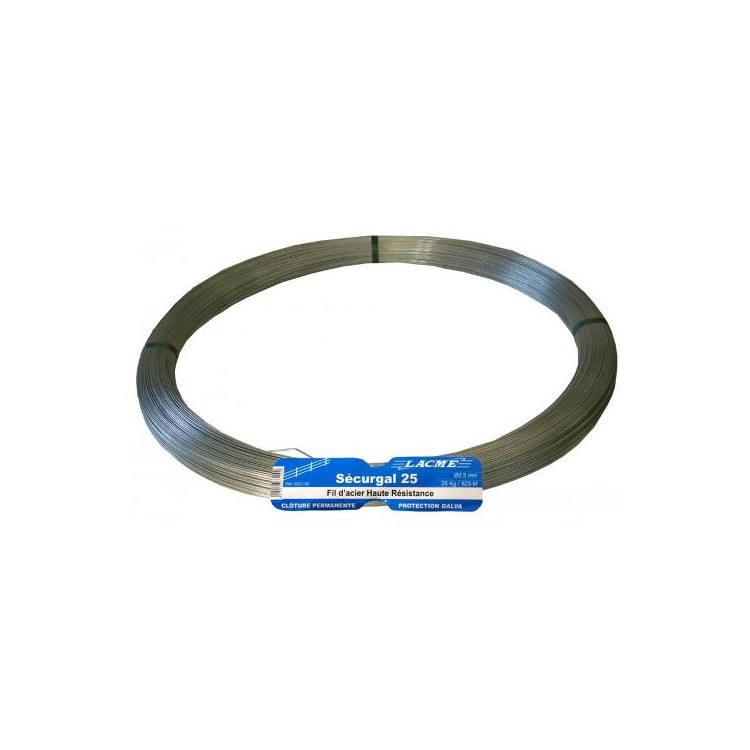 Vysokopevnostní drát pro elektrické ohradníky SECURGAL 25 kg PRO 2,5 mm.