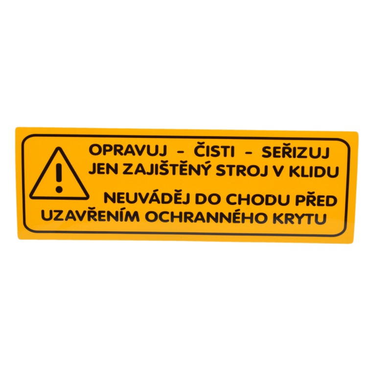 Štítek - upozornění úP,F) 16802043