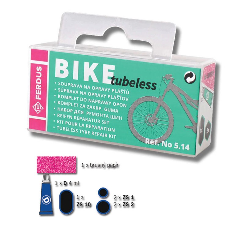 Opravná sada BIKE tubeless (souprava - plast)