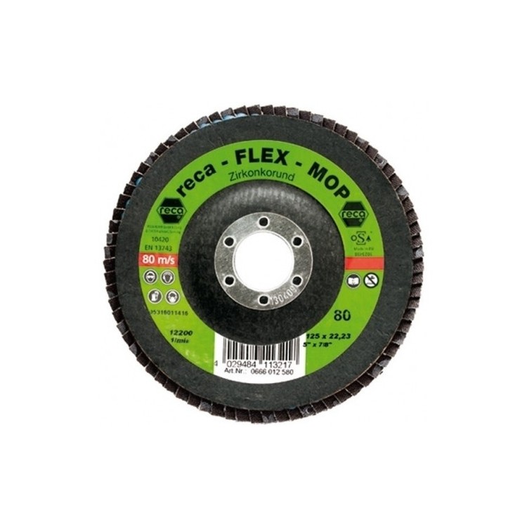 Kotouč lamelový brusný zirkonový vydutý průměr 125 mm zrno 120