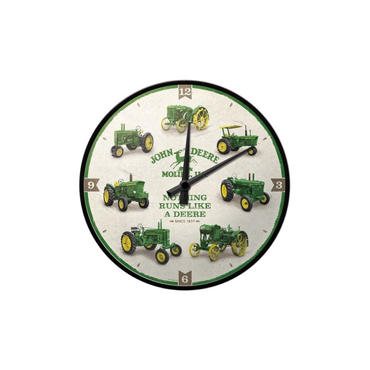 Nástěnné hodiny John Deere Historie