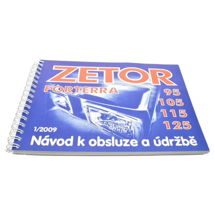 Návod k obsluze a údržbě Z 95 - 125 Forterra - CZ 222212486