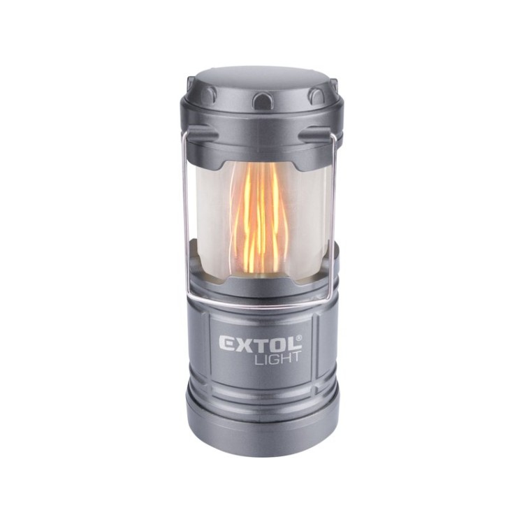 EXTOL LIGHT Lucerna teleskopická LED, 75lm/plamen