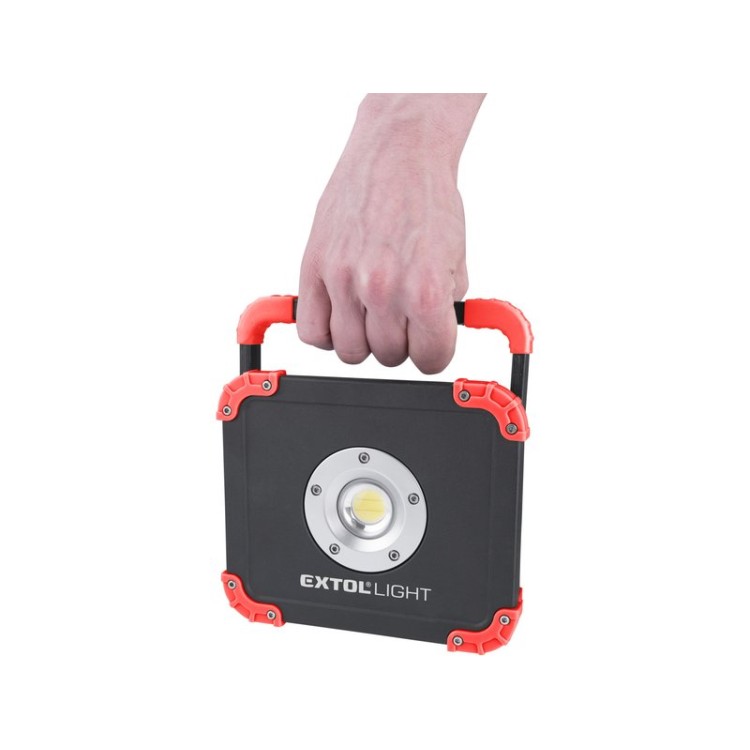 EXTOL reflector LED nabíjecí s powerbankou, 2000lm