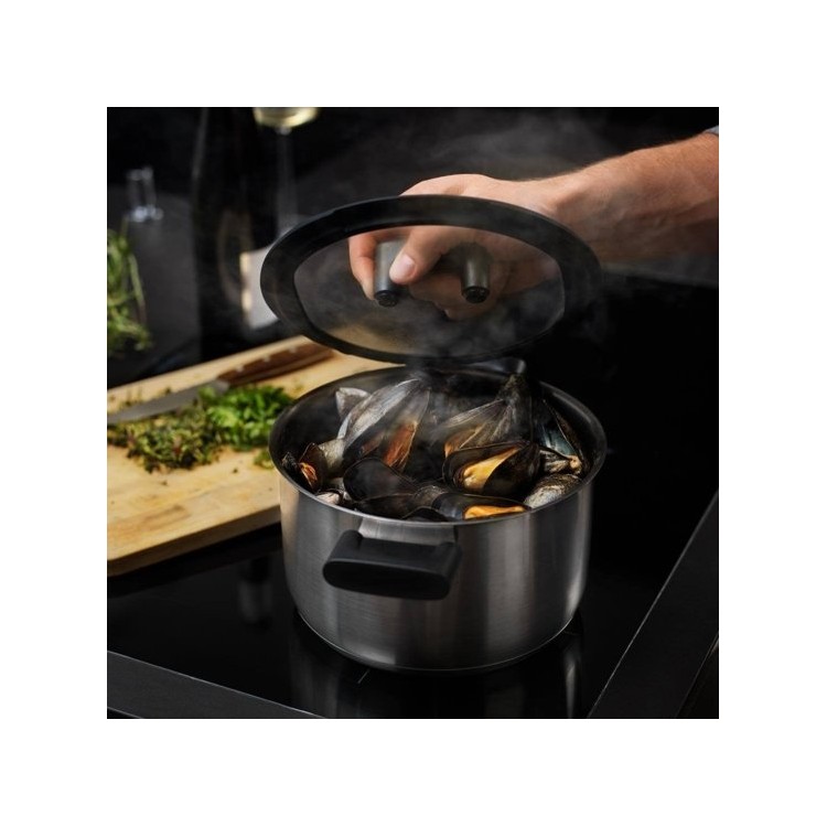 FISKARS Hrnec 20cm s pokličkou 3,5l nerez