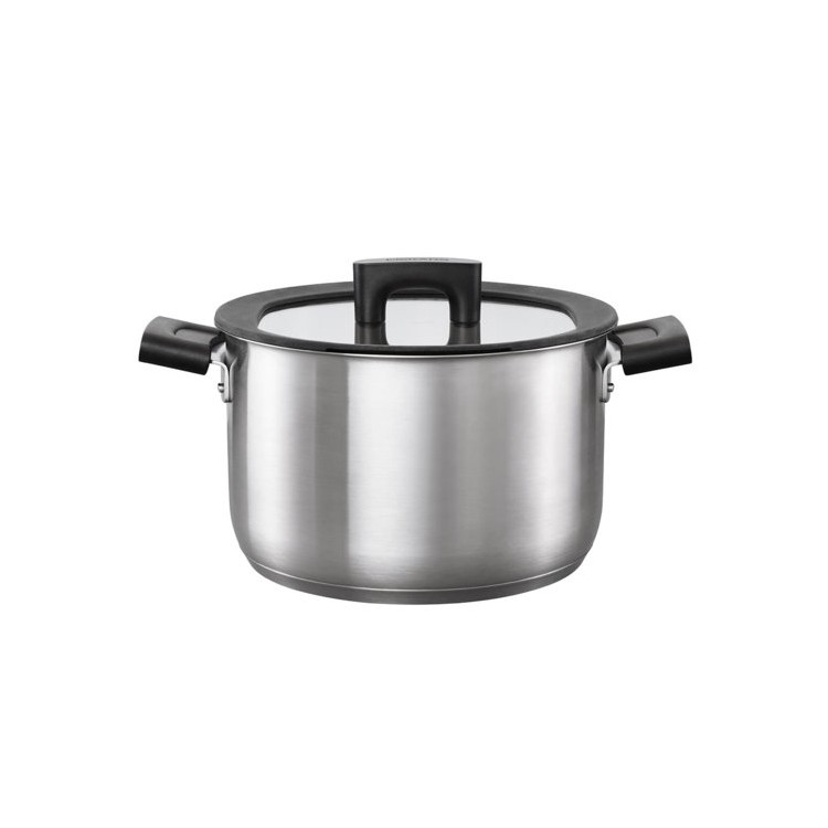 FISKARS Hrnec 22 cm s pokličkou 5l nerez