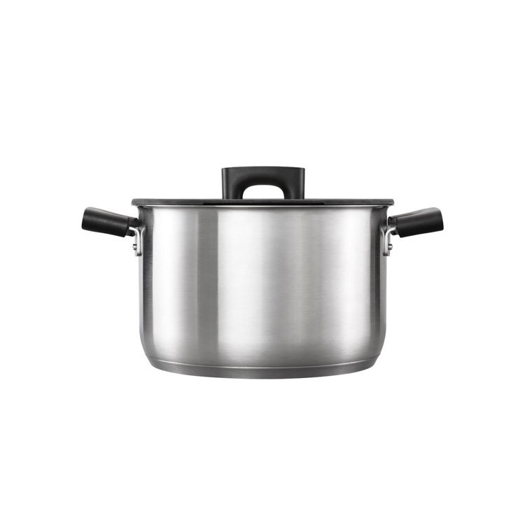 FISKARS Hrnec 22 cm s pokličkou 5l nerez